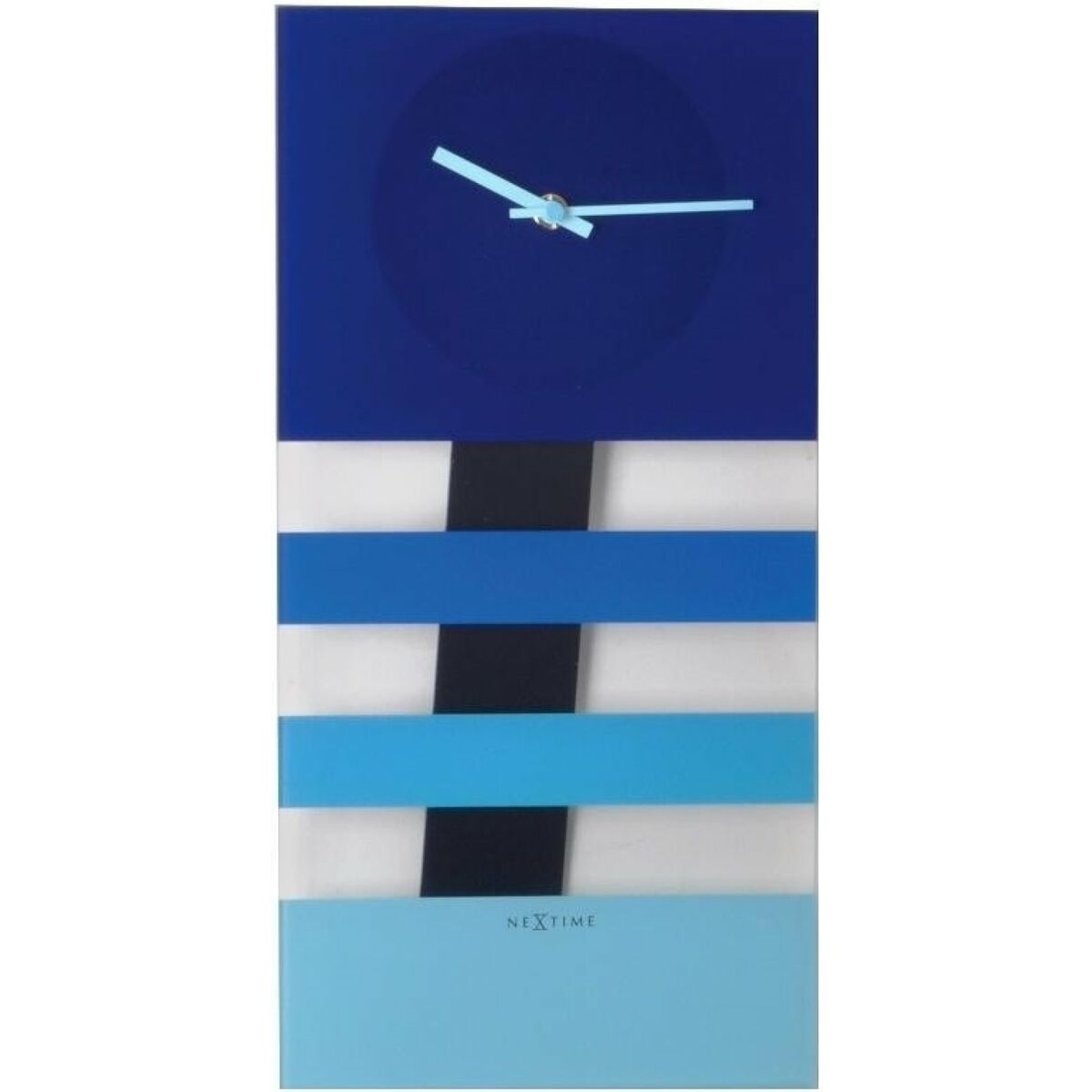 Zidni sat Nextime Plava 38 x 19 cm